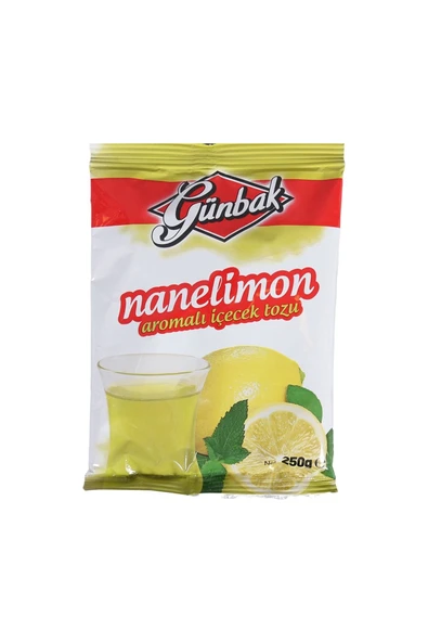 GÜNBAK NANELİMON AROMALI İÇECEK TOZU X12 ADET (KOLİ)