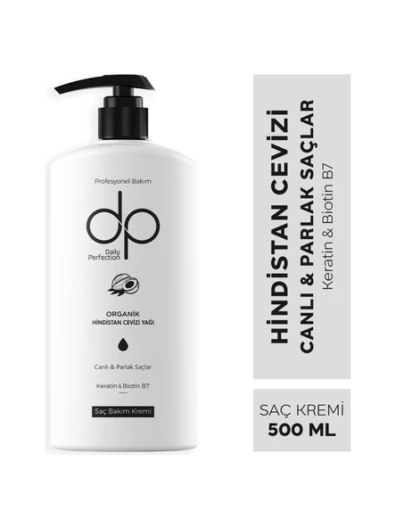 Dp Daily Perfection Saç Bakım Kremi Organik Hindistan Cevizi Yağı 500 ml - 2