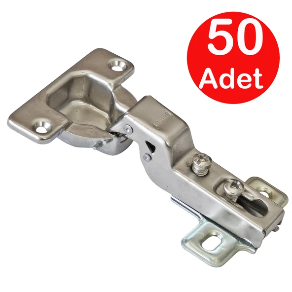 Samet Mega Deve Tip Menteşe 50 Adet Mobilya Dolap Kapak Tas Menteşesi