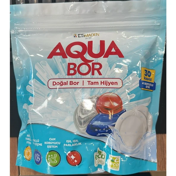 Aqua Bor Bulaşık makinesi Tableti 30 Lu