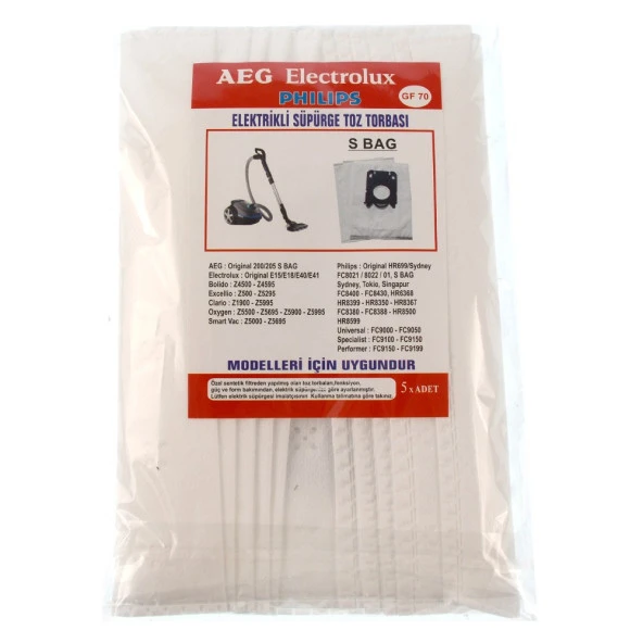 Pet Torba S-Bag 3 Kat (pk.) 5li  KG0017733