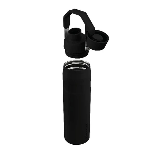 STANLEY THE AEROLİGHT ICEFLOW 0.60 LİTRE SOĞUK SU TERMOSU SİYAH RENK - 3