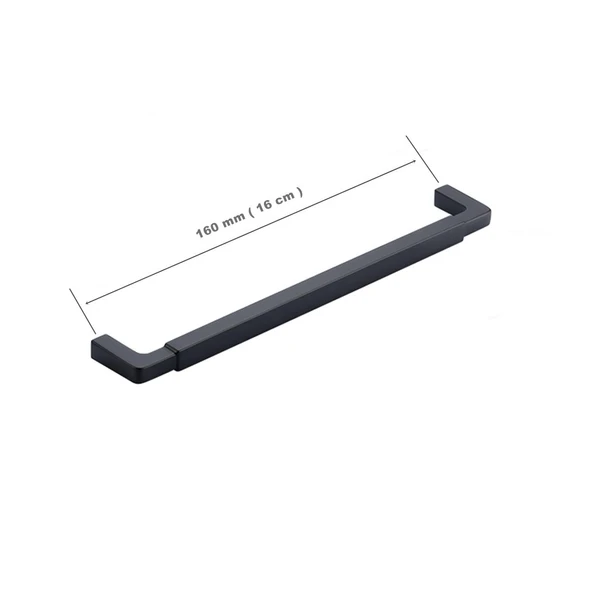 Doğanlar Z.318 Dolap Mobilya Kulp Mat Siyah 160 mm - 2