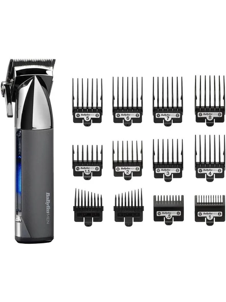 Babyliss E996E Super x Metal 10 Başlıklı Lityum Saç Kesme Makinesi