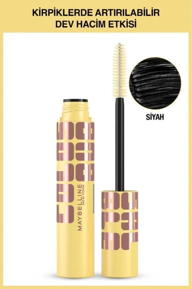 Maybelline New York Colossal Bubble Hacim Veren Maskara - Siyah - Resim 2