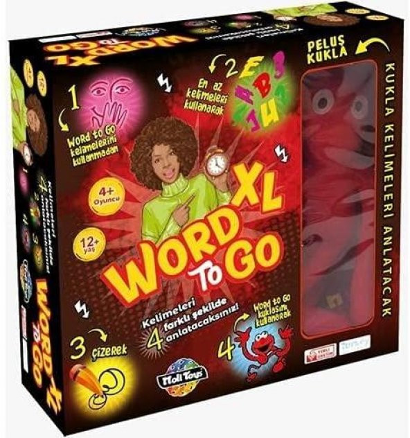 Moli Toys Word XL To Go Kukla Kelimeleri Anlatacak 8681511001599