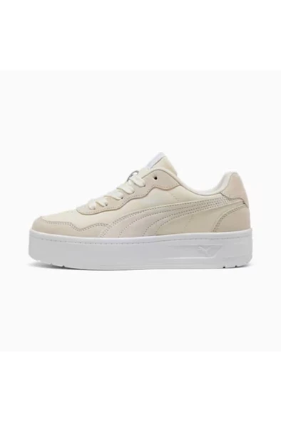 Puma Court Lally Skye SD 400735 01 Kadın Sneaker Ayakkabı Bej 36-40 - 3