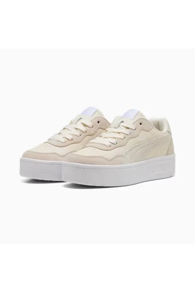 Puma Court Lally Skye SD 400735 01 Kadın Sneaker Ayakkabı Bej 36-40 - 4