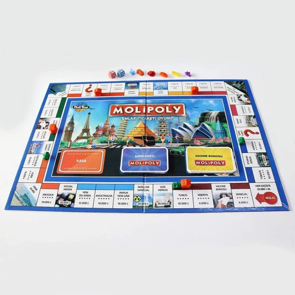 Moli Toys Molipoly Emlak Ticaret Oyunu 8681511001476 - 3