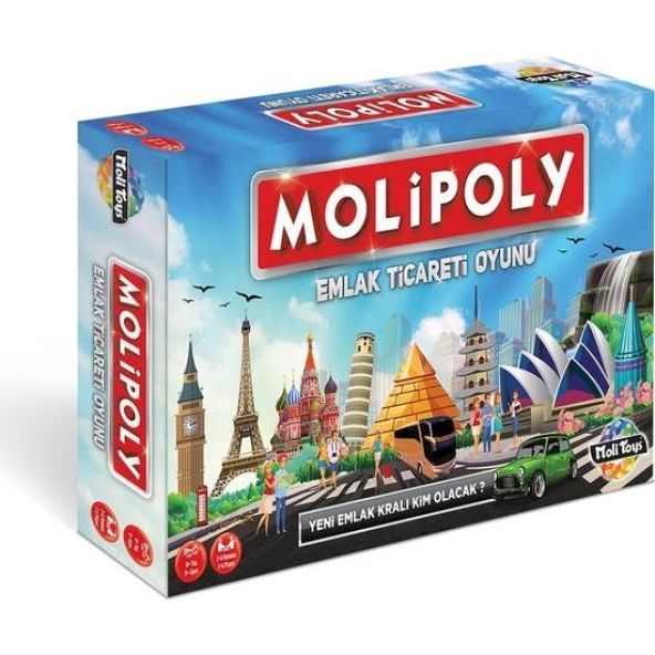Moli Toys Molipoly Emlak Ticaret Oyunu 8681511001476 - 4