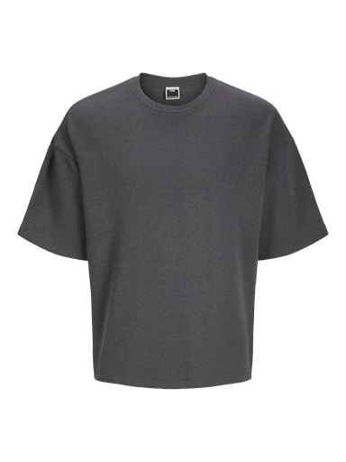 JACK JONES Erkek Asfalt Pamuklu Tişört 12274578