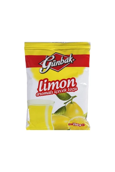 GÜNBAK LİMON AROMALI İÇECEK TOZU X12 ADET (KOLİ) ürün görseli 1