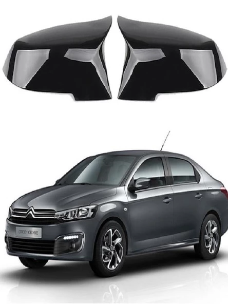 Citroen C-elyese Araca Özel Batman Yarasa Ayna Kapağı Pianoblack
