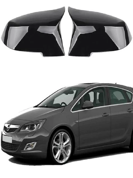 Opel Astra J 09-15 Araca Özel Batman Yarasa Ayna Kapağı Pianoblack