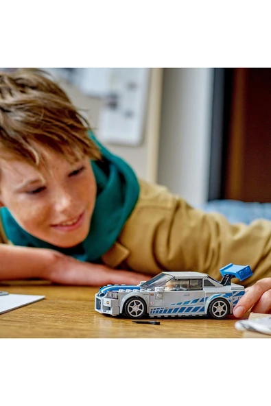 LEGO Speed Champions Daha Hızlı Daha Öfkeli Nissan Skyline Gt-r (R34) 76917 (319 PARÇA) - Resim 4
