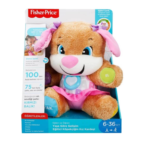 Fisher-Price LnL Yaşa Göre Gelişim Eğitici Köpekçiğin Kız Kardeşi (Türkçe) FPP83