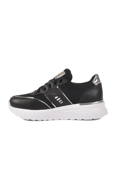 Ayakmod Siyah Kalın Taban Kadın Sneaker 77912 Z - 2