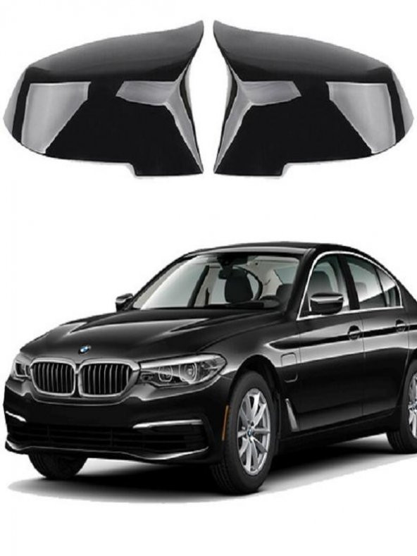 BMW 5 SERİSİ G30 Araca Özel Batman Yarasa Ayna Kapağı Pianoblack