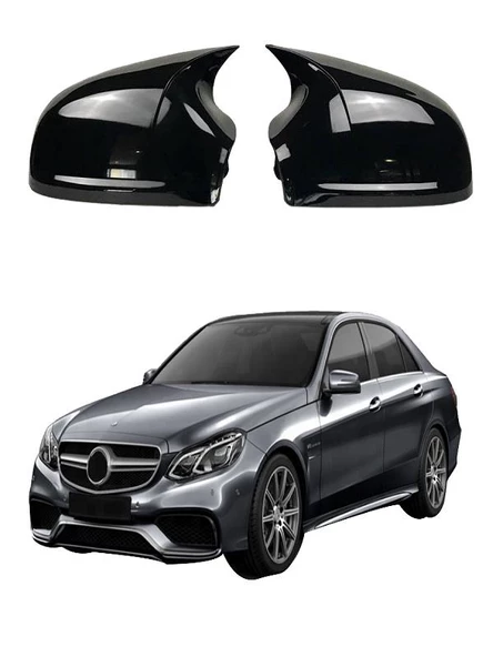 MERCEDES E SERİSİ W212 Araca Özel Batman Yarasa Ayna Kapağı Pianoblack