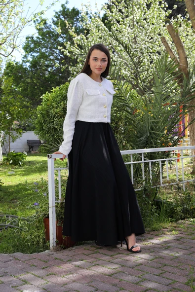 BELİ LASTİKLİ SÜPER KLOŞ ETEK - 10