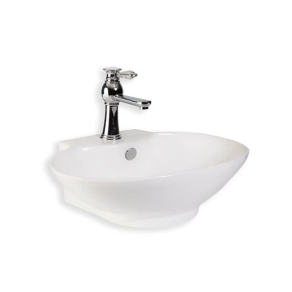 LENA TEZGAH ÜSTÜ ÇANAK LAVABO E-4106 BEYAZ