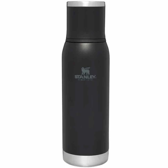 Stanley Adventure To-Go 1 lt Çelik Termos Siyah ürün görseli