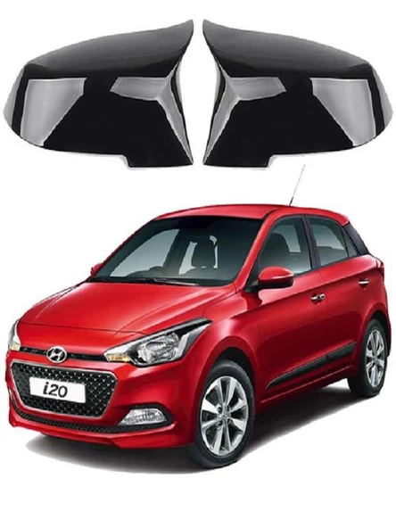 Hyundai İ20 14-18 Sinyalsiz Araca Özel Batman Yarasa Ayna Kapağı Pianoblack
