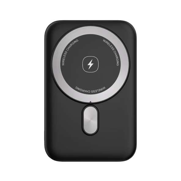 Polosmart PBS124 5.000 mAh Magsafe Taşınabilir Şarj Cihazı Powerbank Antrasit