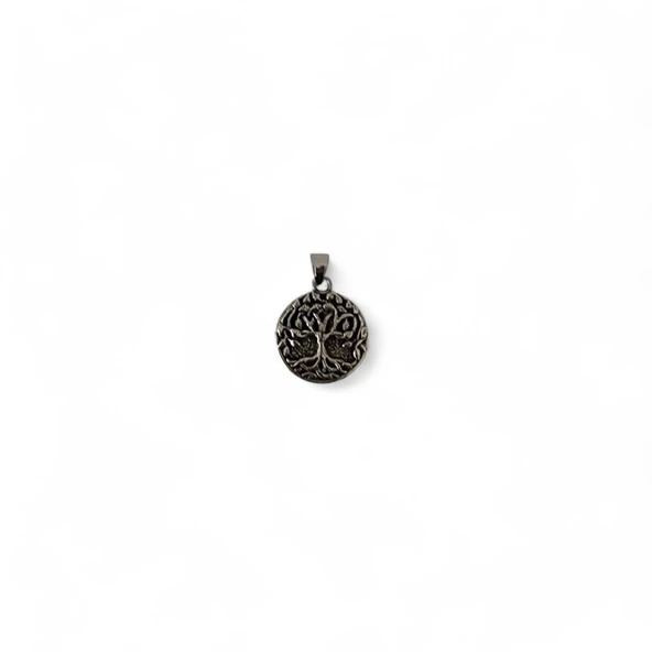 Yaşam Ağacı Çelik Kolye Ucu ürün görseli