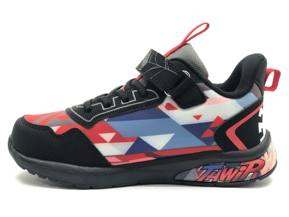 Spiderman Zamon Ortopedik Işıklı Erkek Çocuk Spor Ayakkabı - Resim 4