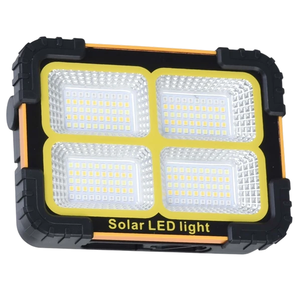 Orpemo Powerdex PD 5050 Solar Şarjlı Projektör 4000 mAh Lityum Pil, Güneş Enerjili El Feneri