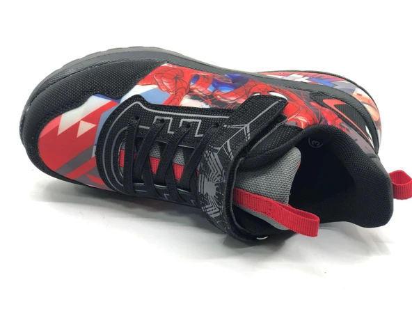 Spiderman Zamon Ortopedik Işıklı Erkek Çocuk Spor Ayakkabı - Resim 5