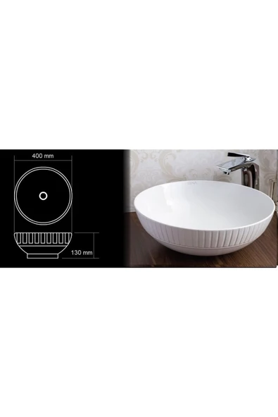 LENA TEZGAHÜSTÜ LAVABO E-4617 - 4