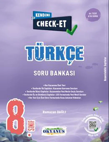 Okyanus 8.Sınıf Kendini Check-et Türkçe Soru Bankası