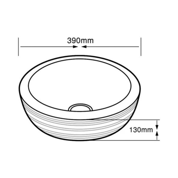 LENA TEZGAHÜSTÜ LAVABO E-8122 - 2