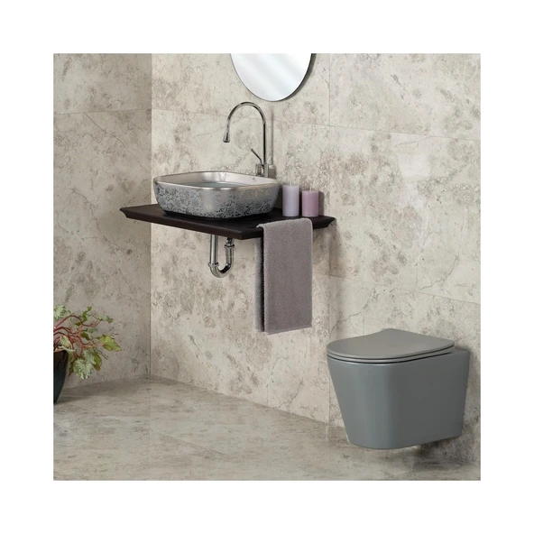 LENA TEZGAHÜSTÜ LAVABO EH-4290MGG - 3