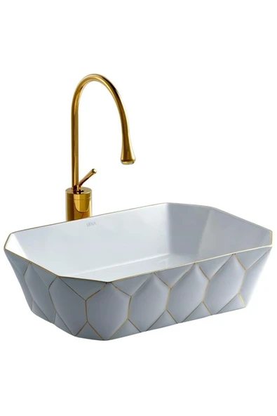 LENA TEZGAHÜSTÜ LAVABO E-8141 - 2