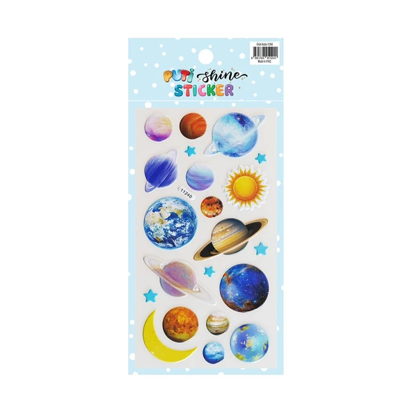 Puti Shine Sticker - Gezegenler (11240)