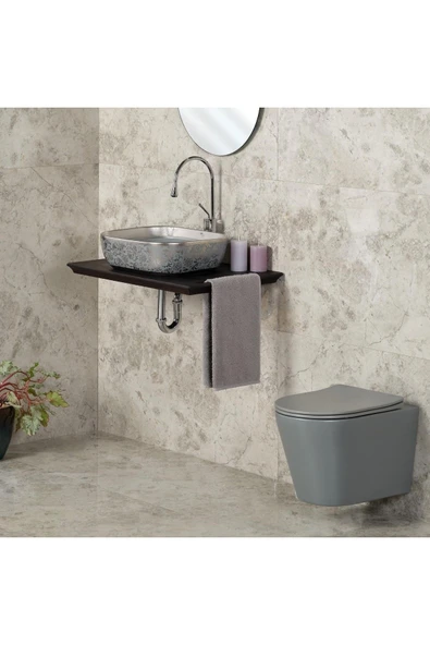 LENA TEZGAHÜSTÜ LAVABO EH-4290MGG - 6