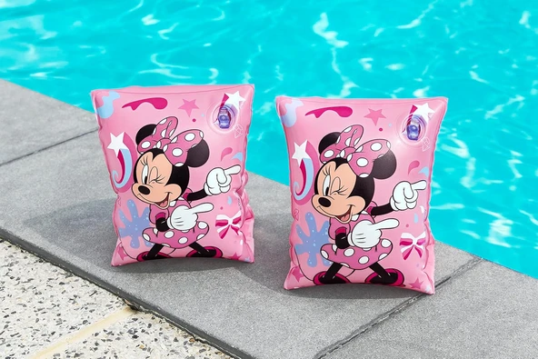 Minnie Çocuk Şişme Kolluk Minnie Mouse Deniz Plaj Yüzme Kolluğu Oyuncak - 2