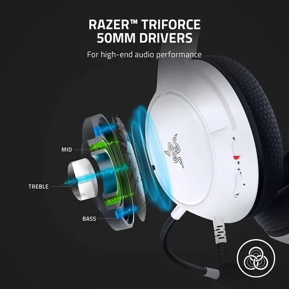 Razer Kaira X for Xbox RZ04-03970400-R3M1 Mavi Kablolu Kulak Üstü Oyuncu Kulaklığı - 3