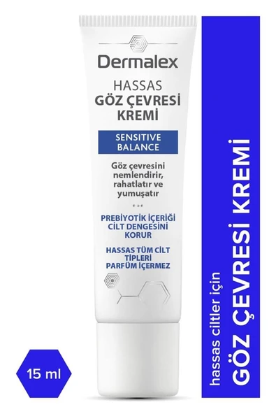 Dermalex Sensitive Balance Hassas Göz Çevresi Bakım Kremi 15ml