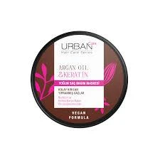 Urban Care Argan Oil & Keratin Kolay Kırılan Yıpranmış Saçlara Özel Yoğun Saç Bakım Maskesi-230ml-vegan