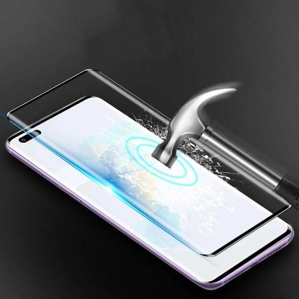 İ-Stone Realme X60 Uyumlu Nano Antı-Shock Darbe Emici Kırılmaz Ekran Koruyucu Jelatin - 4