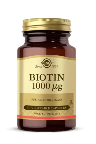 Solgar Biotin 1000 mcg 50 Kapsül