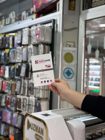 İ-Stone Vodafone 845 Uyumlu Nano Antı-Shock Darbe Emici Kırılmaz Ekran Koruyucu Jelatin - 7