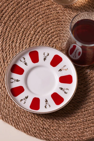 Bergamot Porselen Tekli Çay Tabağı 12 Cm V2 ürün görseli 1