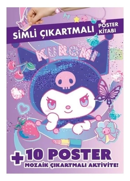 KUROMİ SİMLİ ÇIKARTMALI POSTER KİTABI