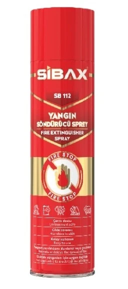 Sibax SB112 Yangın Söndürücü Sprey 600ml ürün görseli