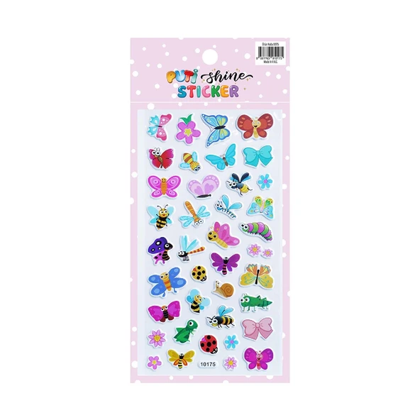 Puti Shine Sticker - Kelebekler (10175)
